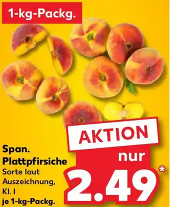 Kaufland Span. Plattpfirsiche Angebot