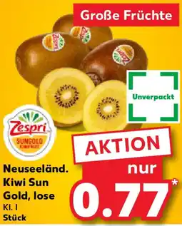Kaufland Zespri Neuseeländ. Kiwi Sun Gold, lose Angebot