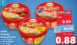 Kaufland POPP Pikanter Brotaufstrich Angebot