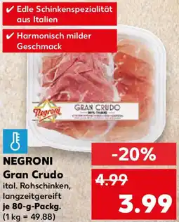 Kaufland NEGRONI Gran Crudo Angebot