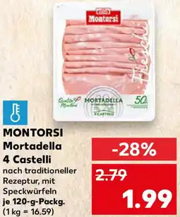 Kaufland MONTORSI Mortadella 4 Castelli Angebot