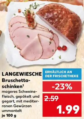 Kaufland LANGEWIESCHE Bruschettaschinken Angebot