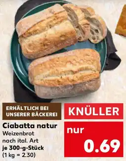 Kaufland Ciabatta natur Angebot