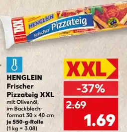 Kaufland HENGLEIN Frischer Pizzateig XXL Angebot