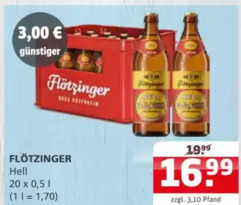 Getränke Quelle Flötzinger hell Angebot