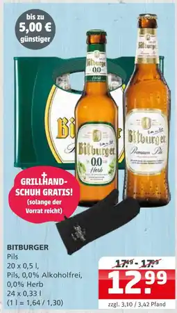Getränke Quelle Bitburger pils Angebot