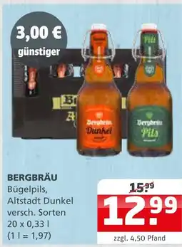 Getränke Quelle Bergbräu bügelpils, altstadt dunkel Angebot