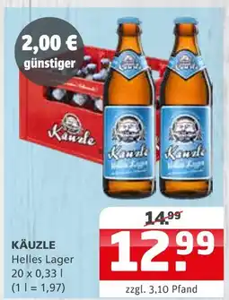 Getränke Quelle Käuzle helles lager Angebot