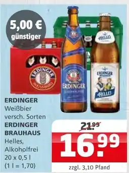 Getränke Quelle Erdinger weißbier oder brauhaus Angebot