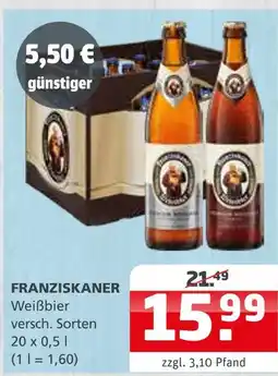 Getränke Quelle Franziskaner weißbier Angebot