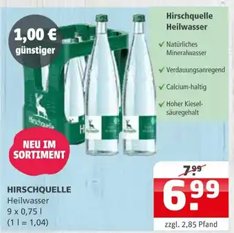 Getränke Quelle Hirschquelle heilwasser Angebot