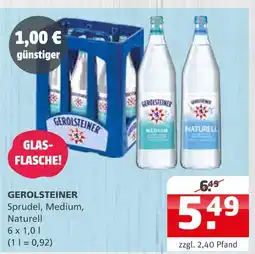 Getränke Quelle Gerolsteiner sprudel, medium, naturell Angebot