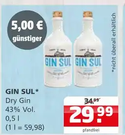 Getränke Quelle Gin sul dry gin Angebot
