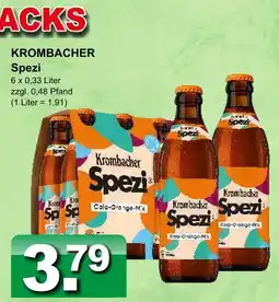 Getränkeparadies Gefromm Krombacher spezi Angebot