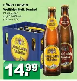 Getränkeparadies Gefromm König ludwig weißbier hell, dunkel Angebot