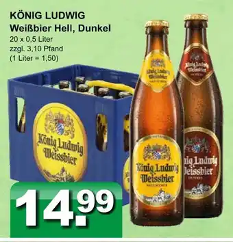 Getränkeparadies Gefromm König ludwig weißbier hell, dunkel Angebot