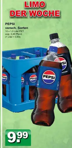Getränkeparadies Gefromm Pepsi Angebot