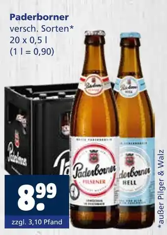 Getränkewelt Paderborner pilsener, hell Angebot