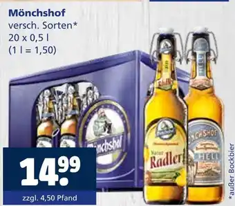 Getränkewelt Mönchshof Angebot