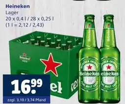 Getränkewelt Heineken lager Angebot