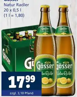 Getränkewelt Gösser natur radler Angebot
