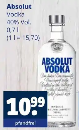 Getränkewelt Absolut vodka Angebot