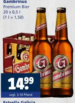 Getränkewelt Gambrinus premium bier Angebot