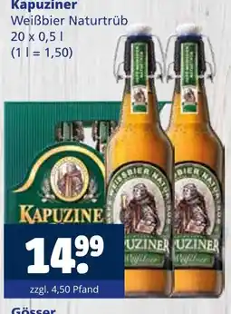 Getränkewelt Kapuziner weißbier naturtrüb Angebot
