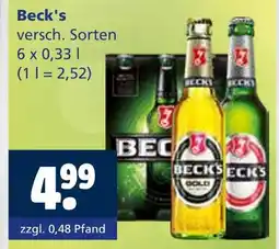 Getränkewelt Beck's Angebot