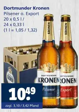 Getränkewelt Dortmunder kronen pilsener o. export Angebot