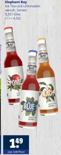 Getränkewelt Elephant bay ice tea und limonaden Angebot