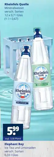 Getränkewelt Rheinfels quelle mineralwasser Angebot