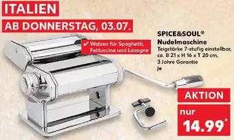 Kaufland SPICE&SOUL Nudelmaschine Angebot