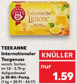 Kaufland TEEKANNE Internationaler Teegenuss Angebot