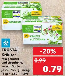 Kaufland FROSTA Kräuter Angebot