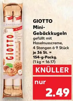 Kaufland GIOTTO Mini Gebäckkugeln Angebot