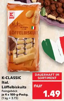 Kaufland K-CLASSIC Ital. Löffelbiskuits Angebot