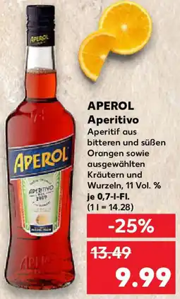 Kaufland APEROL Aperitivo Angebot