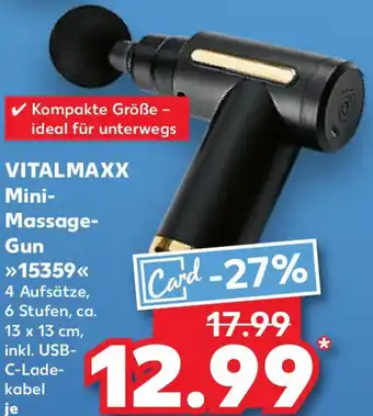 Kaufland VITALMAXX Mini Massage Gun 15359 Angebot