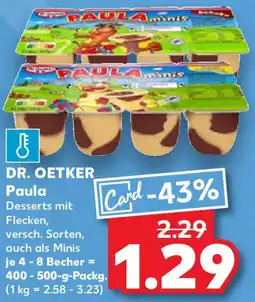 Kaufland DR. OETKER Paula Angebot