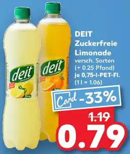 Kaufland DEIT Zuckerfreie Limonade Angebot