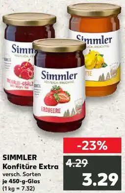 Kaufland SIMMLER Konfitüre Extra Angebot