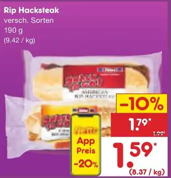 Netto Marken-Discount Rip Hacksteak Angebot