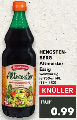 Kaufland HENGSTENBERG Altmeister Essig Angebot