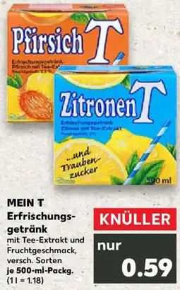 Kaufland MEIN T Erfrischungsgetränk Angebot