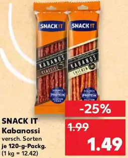 Kaufland SNACK IT Kabanossi Angebot