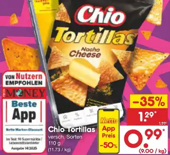 Netto Marken-Discount Chio Tortillas Angebot