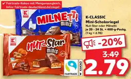 Kaufland K-CLASSIC Mini-Schokoriegel Angebot