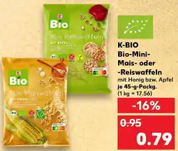 Kaufland K-BIO Bio-Mini Mais oder Reiswaffeln Angebot