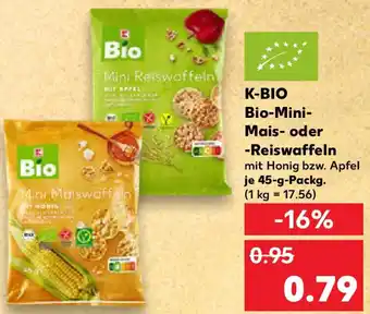 Kaufland K-BIO Bio-Mini Mais oder Reiswaffeln Angebot